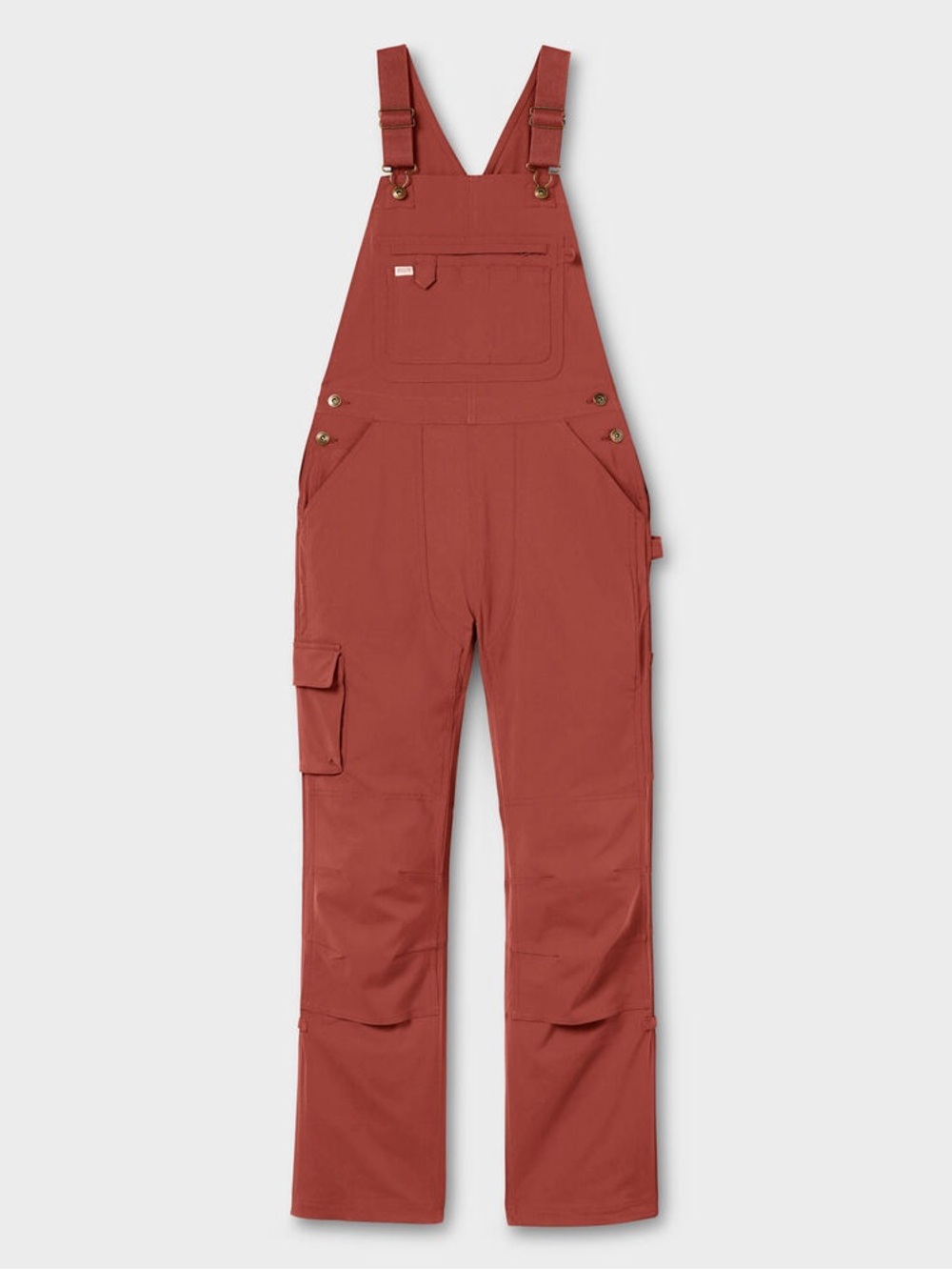 Duluth Trading Women's Heirloom Gardening Bib Overalls Brick XS - Picture 2 of 10